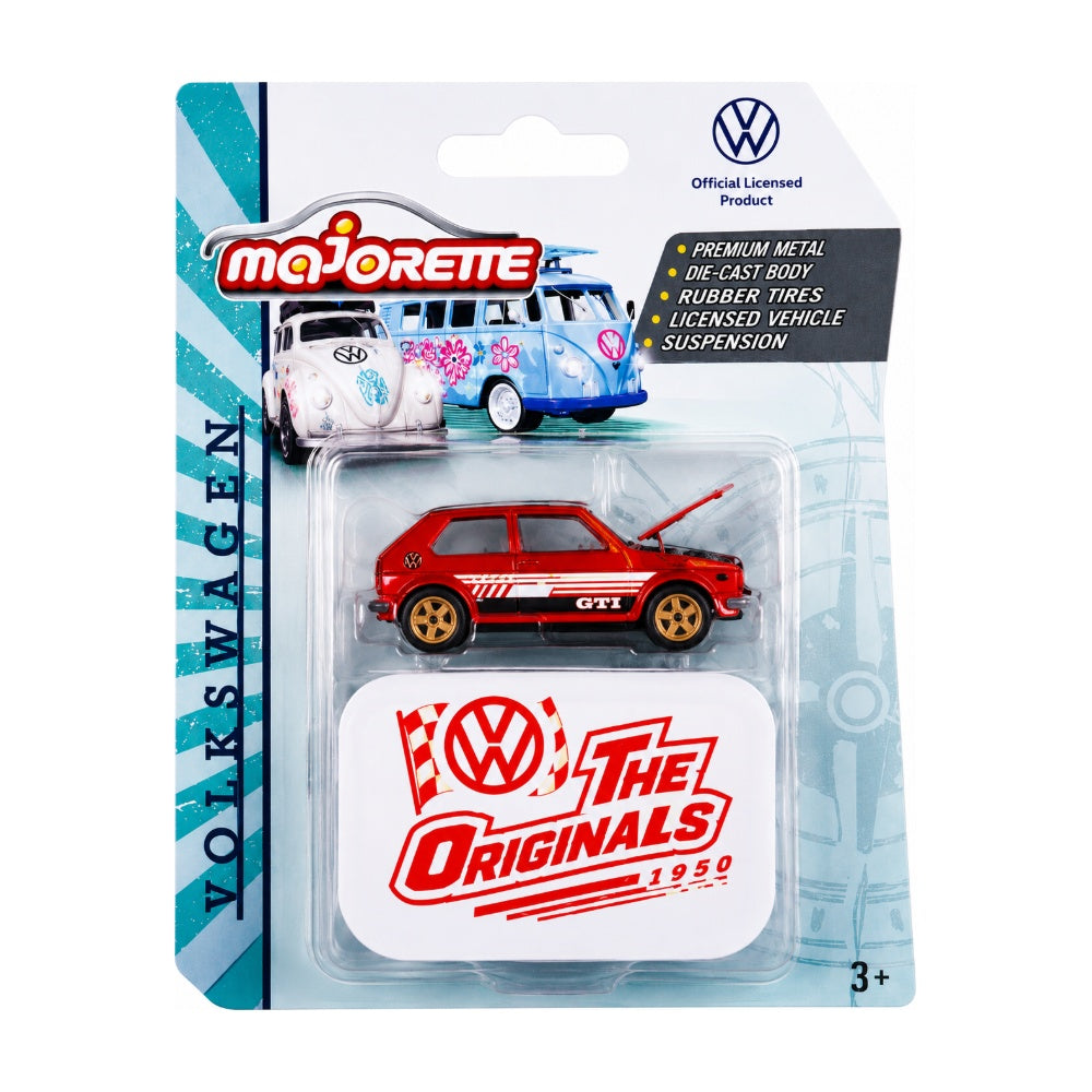 Majorette The Originals Deluxe Cars - Volkswagen Golf Mk1 Rojo - foto 1